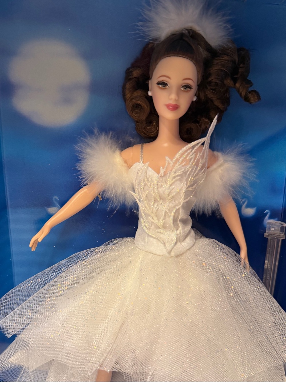 Swan Ballerina Barbie Collectibles from Swan Lake Classic ballet series white
